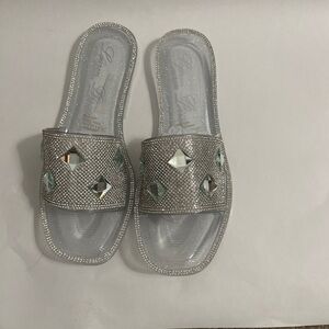 Lauren Lorraine clear jelly slides